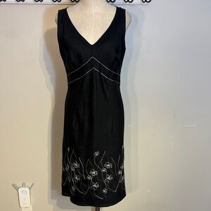Irish Linen Embroidered Sundress Size 12 (Medium)